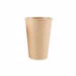 Kaffeebecher Kraft/PE braun Ø9,0cm 0,4L/16oz - Pappbecher to go